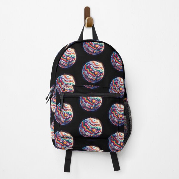 Item preview, Geode Planet Vibrant Cosmic Fantasy Art designed and sold by StickaTime.