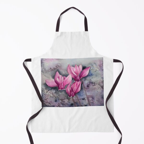 Item preview, Watercolor Cyclamen flowers designed and sold by KatasArt.