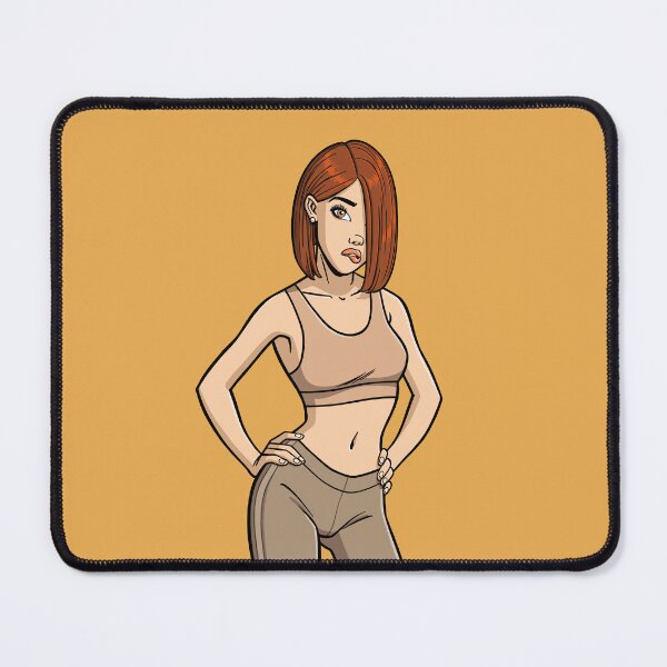Item preview, CutiePie #16 - Sporty redhead biting her lip designed and sold by CutiePiesArt.