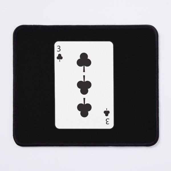 Item preview, 3 of Clubs, deck of cards, card game designed and sold by Numbers-Art.