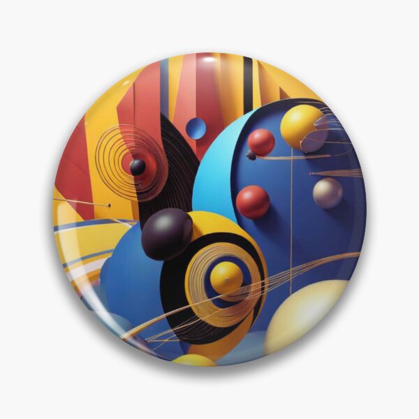 Item preview, 3D Colorful Geometric landscape of a planet system designed and sold by redask2me.