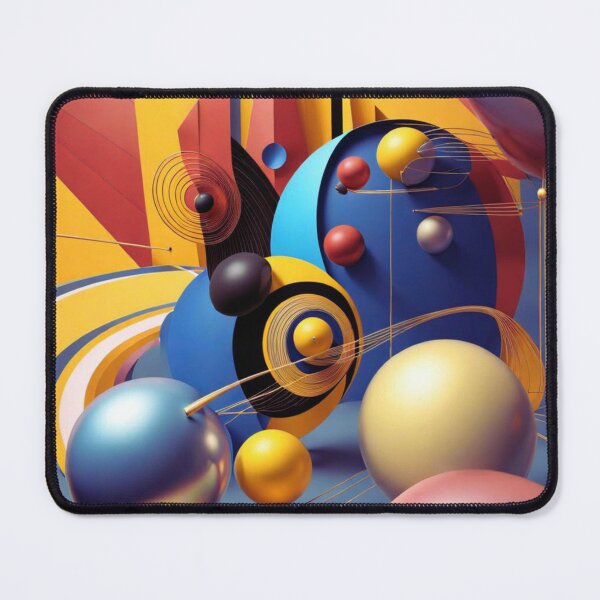 Item preview, 3D Colorful Geometric landscape of a planet system designed and sold by redask2me.