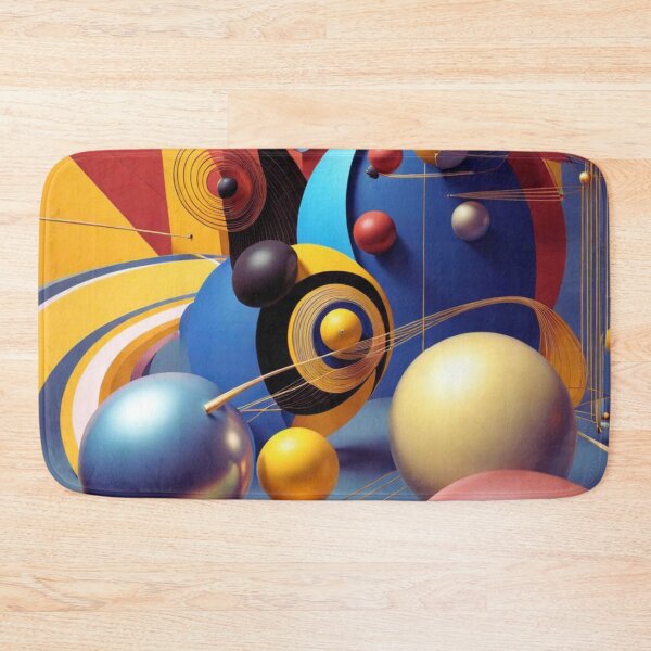 Item preview, 3D Colorful Geometric landscape of a planet system designed and sold by redask2me.