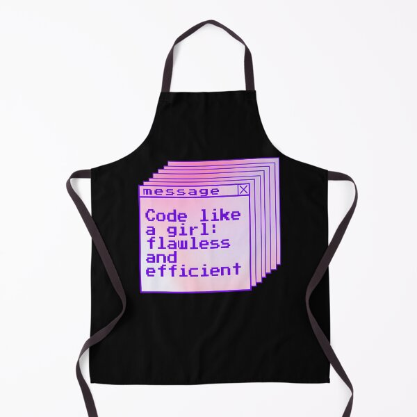 Item preview, Code Like a Girl: Flawless and Efficient Programmer girly pixel Design. Gift For female programmers and coders designed and sold by Unitepeople.