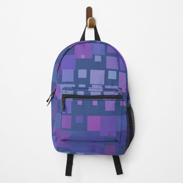 Item preview, Gradient Purple Tones Abstract Square Grid Blue Backdrop designed and sold by Alchemy-A-La-G.