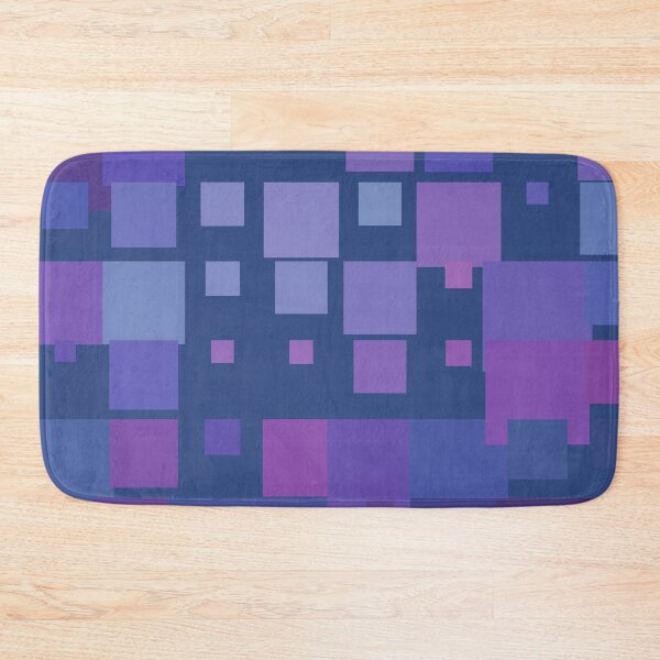 Item preview, Gradient Purple Tones Abstract Square Grid Blue Backdrop designed and sold by Alchemy-A-La-G.