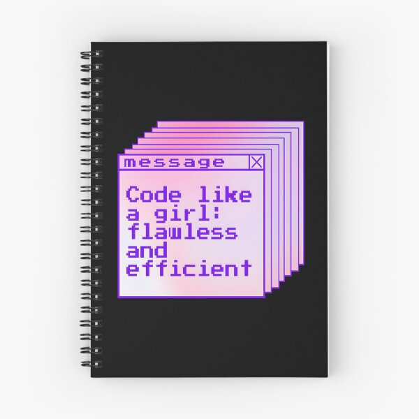 Item preview, Code Like a Girl: Flawless and Efficient Programmer girly pixel Design. Gift For female programmers and coders designed and sold by Unitepeople.