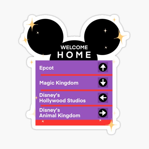 Item preview, Welcome Home Sticker designed and sold by tayfisch.