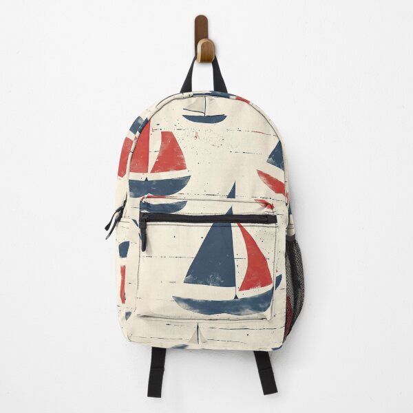 Item preview, Vintage Nautical Sailboat Pattern designed and sold by PortSundries.
