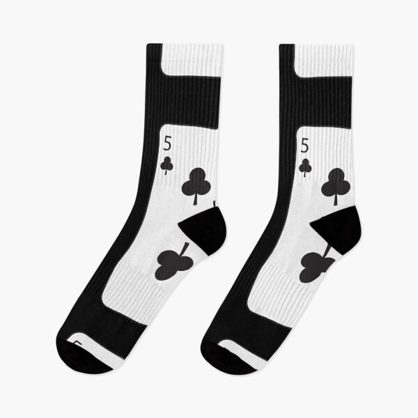Item preview, 5 of Clubs, deck of cards, card game designed and sold by Numbers-Art.