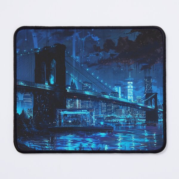 Item preview, Bioluminescent Brooklyn, New York designed and sold by Myra365Art.