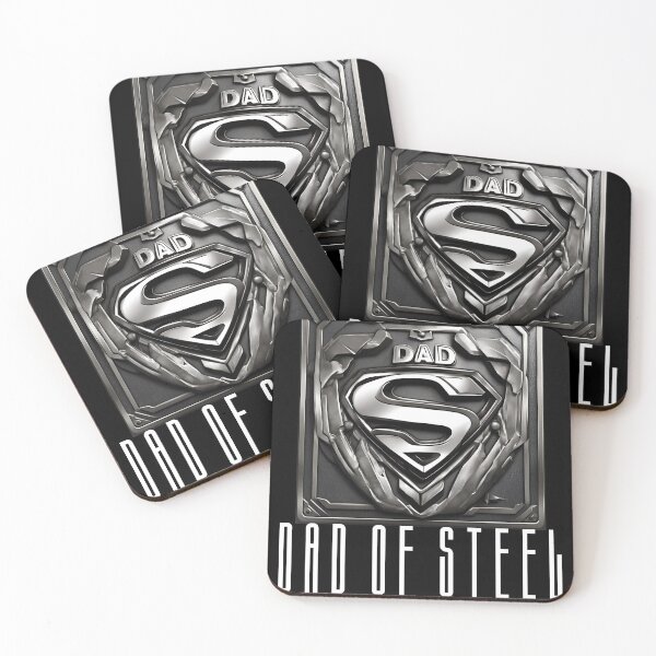 Item preview, Dad of steel  designed and sold by TEE-HQ.