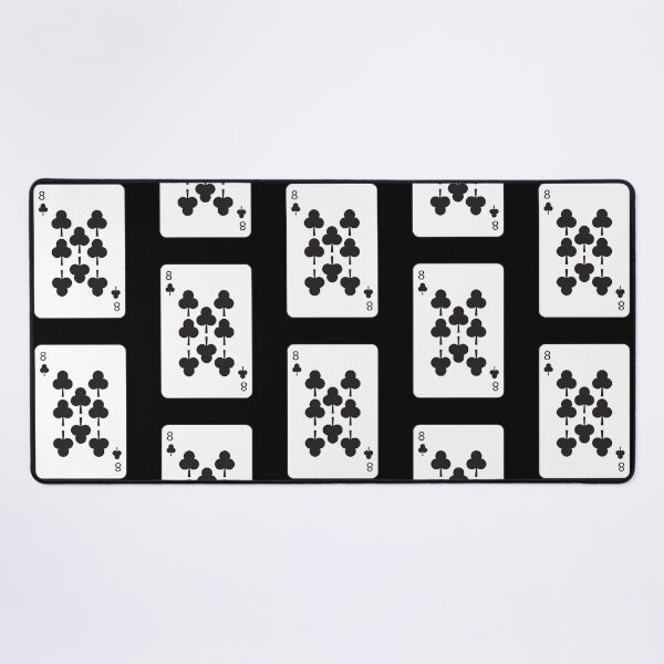 Item preview, 8 of Clubs, deck of cards, card game designed and sold by Numbers-Art.