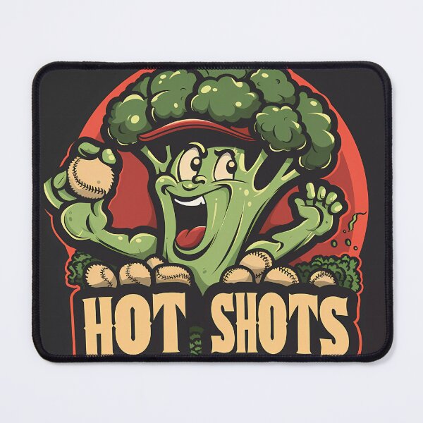 Item preview, "Hot Shot Broccoli Baseball Player" designed and sold by Art-Vortex-fr.