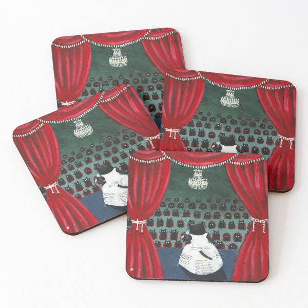 Item preview, The Cat Singer designed and sold by KilkennyCat Art.