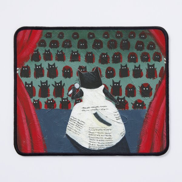 Item preview, The Cat Singer designed and sold by KilkennyCat Art.