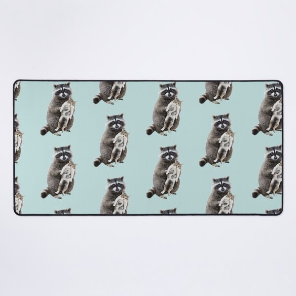 Item preview, raccoon carrying kitten  designed and sold by TeeARTHY.