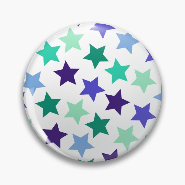 Item preview, Gay Men's Pride Stars Blue Green designed and sold by JoyfulJen.