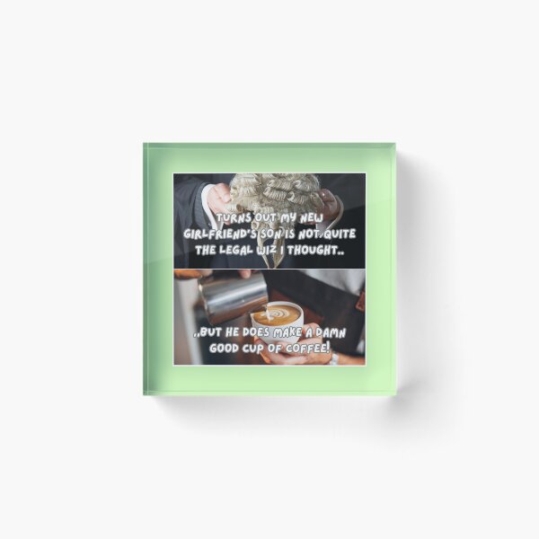 Item preview, Barrister v Barista Funny Design designed and sold by CoyoteGifts.
