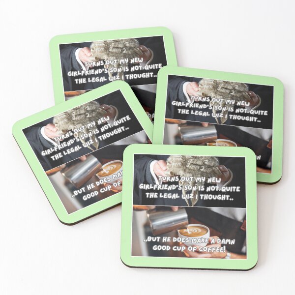 Item preview, Barrister v Barista Funny Design designed and sold by CoyoteGifts.