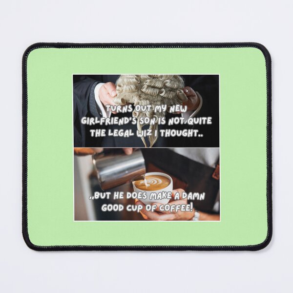 Item preview, Barrister v Barista Funny Design designed and sold by CoyoteGifts.