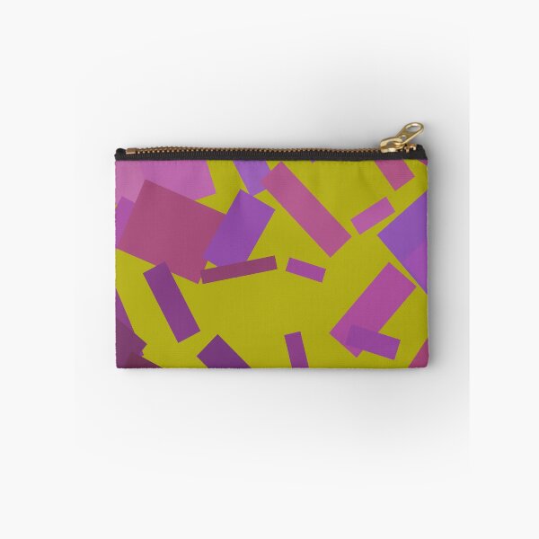 Item preview, Purple Gradient Tones Abstract Spiraled Rectangles Grid Yellow  designed and sold by Alchemy-A-La-G.