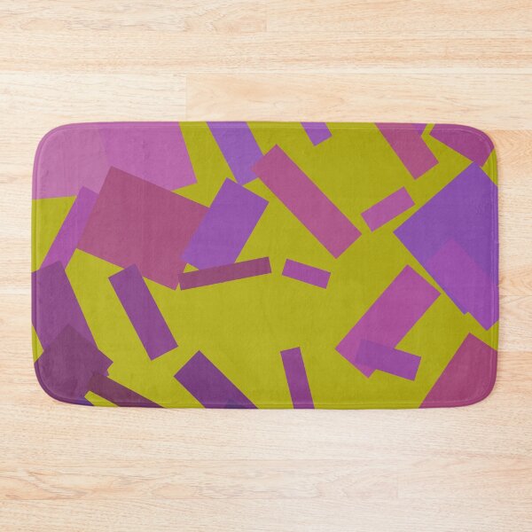 Item preview, Purple Gradient Tones Abstract Spiraled Rectangles Grid Yellow  designed and sold by Alchemy-A-La-G.