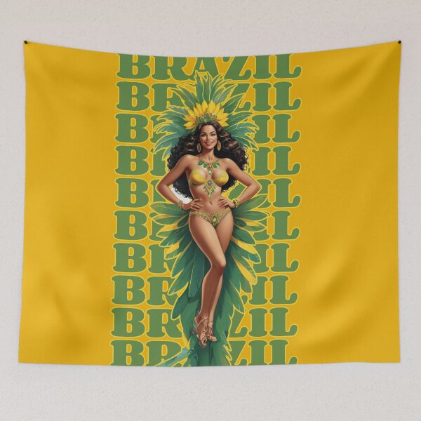 Item preview, Brazilian samba dancer design designed and sold by La Loca.
