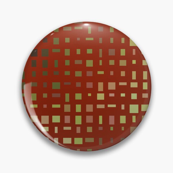Item preview, Gold Tone Shimmer Look Rectangle Grid Red  designed and sold by Alchemy-A-La-G.