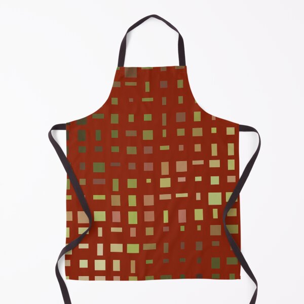 Item preview, Gold Tone Shimmer Look Rectangle Grid Red designed and sold by Alchemy-A-La-G.