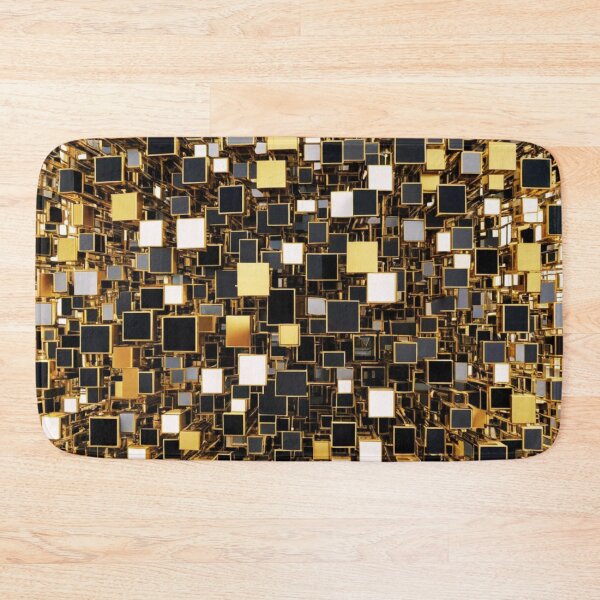 Item preview, Gold and Gemstone Squares designed and sold by redask2me.