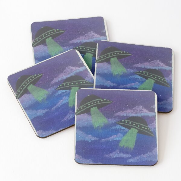 Item preview, Aliens in the sky designed and sold by Heavenly-paints.