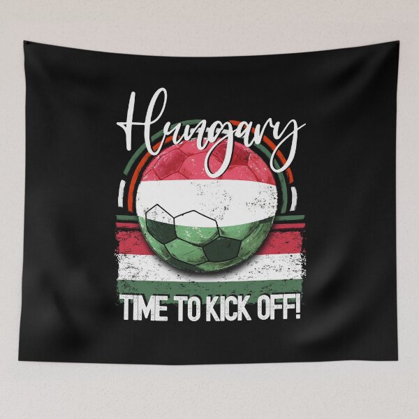 Item preview, Hungary Football Time to Kick Off, Vintage Soccer designed and sold by orangeblue21.