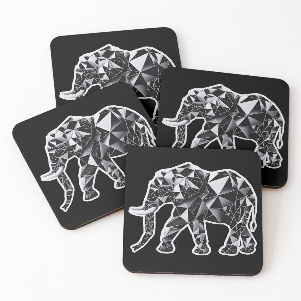 Item preview, The Dark Geometry Elephant designed and sold by TheDarkStone.