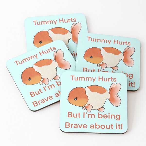 Item preview, Ranchu Tummy Hurts designed and sold by Awkward-Ark.