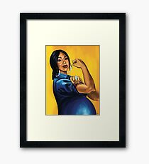 Cardi B! Moneybags and Motherhood Framed Print