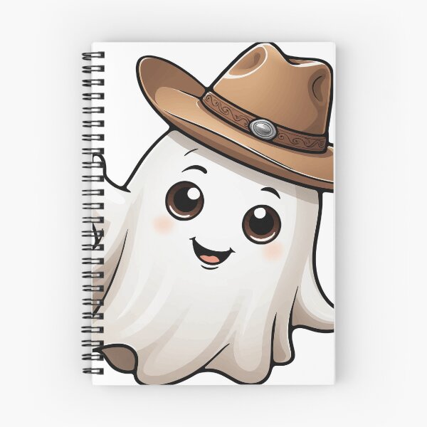 Artikelvorschau, Aufkleber mit Geister-Cowboyhut entworfen und verkauft von bootifull.