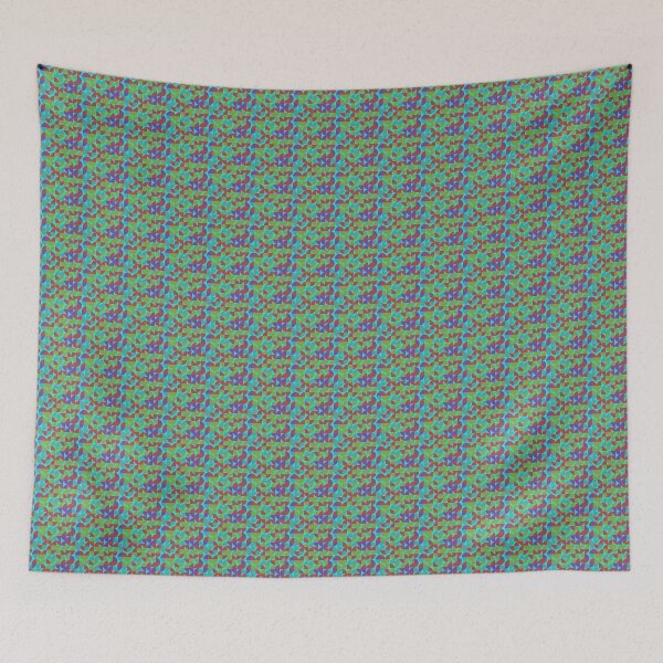 Item preview, Multicolor Circle Quadrant Pie Sector Design Teal designed and sold by Alchemy-A-La-G.