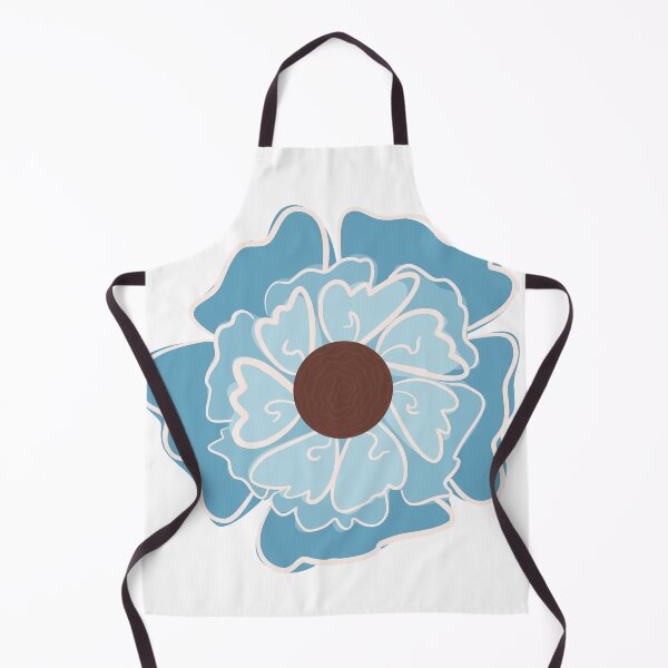 Item preview, Azure Blue Wildflower Doodle designed and sold by Olitvia.