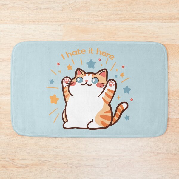 Item preview, I Hate It Here Kitty designed and sold by KilkennyCat Art.