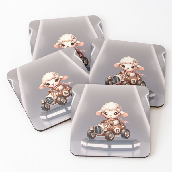 Item preview, Racing Lamb on the Podium designed and sold by Sillytoe.