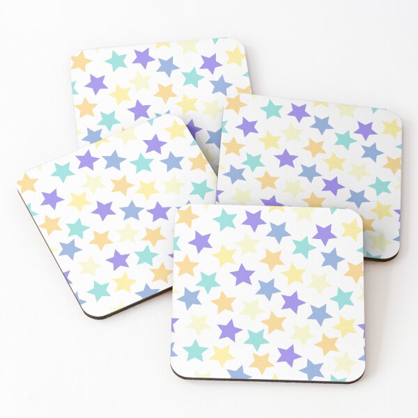 Item preview, Genderfaun Pride Flag Stars Pastel Blue designed and sold by JoyfulJen.