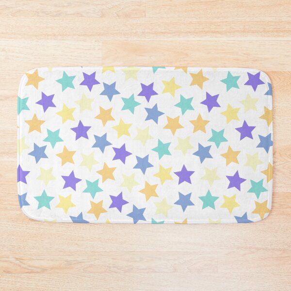Item preview, Genderfaun Pride Flag Stars Pastel Blue designed and sold by JoyfulJen.