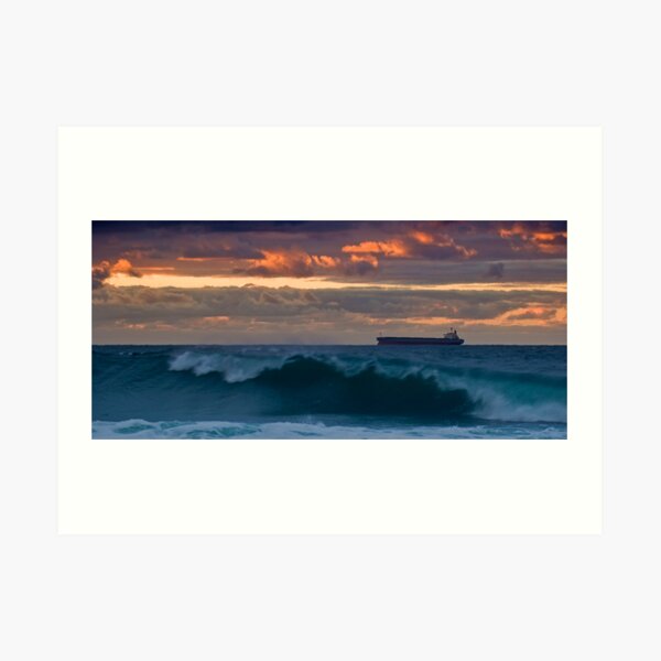 Riding the Wave Art Print