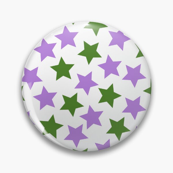 Item preview, Genderqueer Pride Flag Stars Green Purple designed and sold by JoyfulJen.