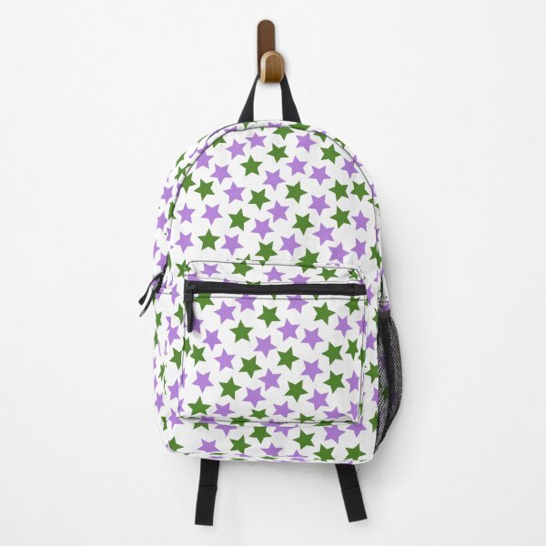Item preview, Genderqueer Pride Flag Stars Green Purple designed and sold by JoyfulJen.
