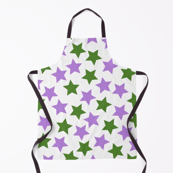 Item preview, Genderqueer Pride Flag Stars Green Purple designed and sold by JoyfulJen.