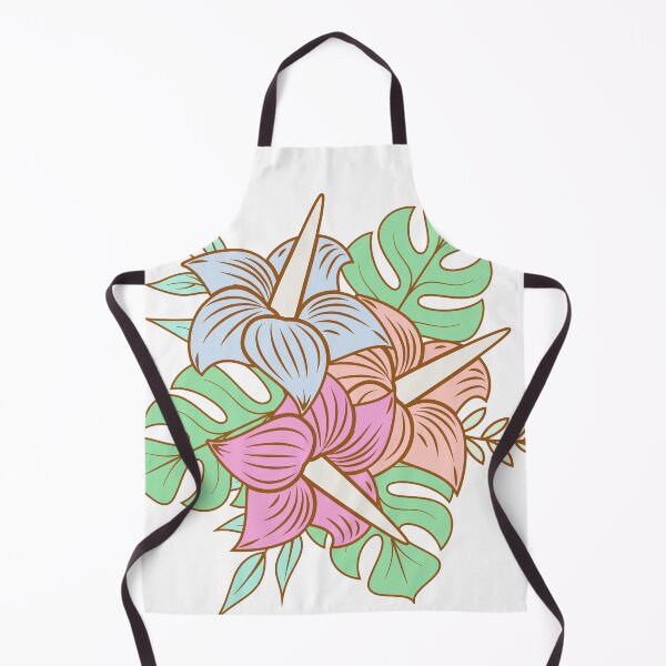 Item preview, Pastel Tropical Flowers designed and sold by Whimsywilds.