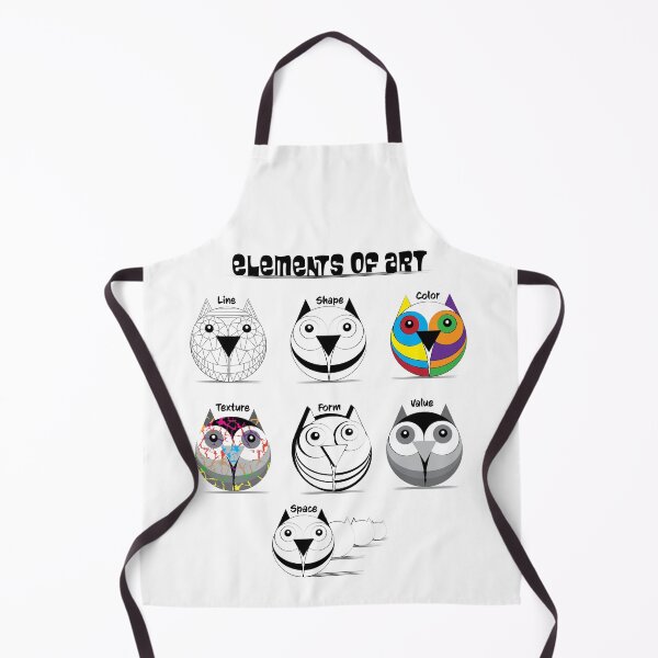 Item preview, Elements of Art Elementary School Teacher and Student with Owls designed and sold by SaltCreatives.