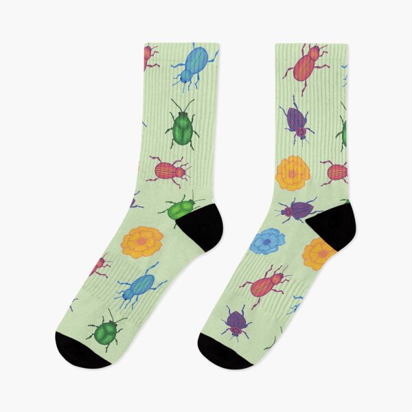 Item preview, Bugs and flowers pattern designed and sold by NashTheArtist.